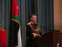 King Abdullah II of Jordan gives a speech during the opening session of parliament in Amman, Jordan, on Sunday, November 3, 2013.