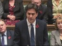 Ed Miliband in the House of Commons