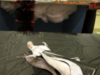 AP photo of Satanic Temple display attacked in Tallahassee