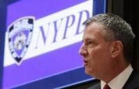 NYC Mayor de Blasio calls for calm after shootings