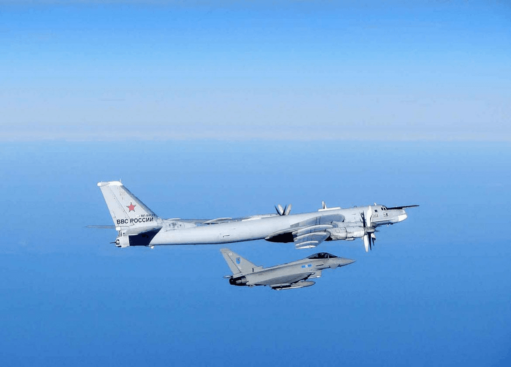 Fighter Jets Scrambled Over South Coast To Intercept Russian Bombers