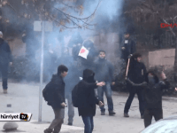 Islamists attack Ankara University students for attempting to hold rally in support of Charlie Hebdo victims