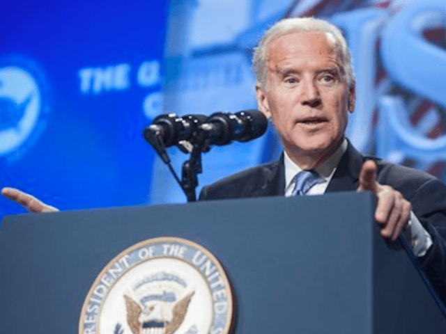 Biden at West Los Angeles College (Kevin Wolf / Associated Press)