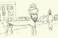 Lars Vilks' cartoon depicts Mohammed as a dog.