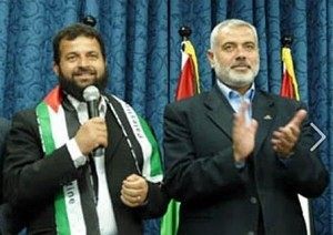Mohamed Ali Harrath with Hamas Leader Ismail Haniyeh.