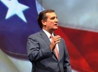 Ted Cruz with Flag
