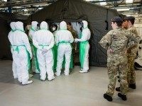 British Army Ebola Tents
