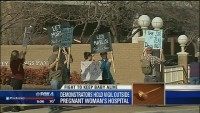 Marlise Law protest - Fox 4 News.