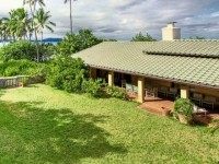 This undated photo provided by LIST Sotheby's International Realty shows a home in Waimanalo, Hawaii once used for the filming of the 1980s television show "Magnum, P.I." The 3-acre oceanfront property has sold for $8.7 million to a close friend of President Barack Obama.