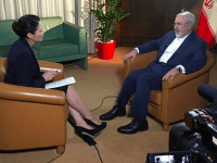 Ann Curry and Javad Zarif (NBC News)