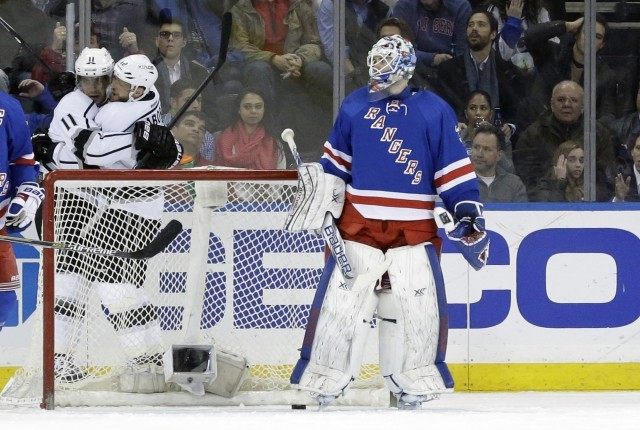 Cam Talbot, Marian Gaborik, Anze Kopitar
