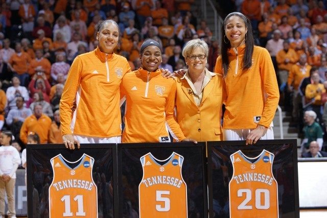 Cierra Burdick, Ariel Massengale, Isabelle Harrison, Holly Warlick