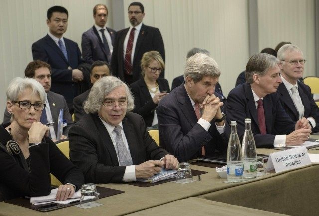 John Kerry, Philip Hammond, Wendy Sherman, Ernest Moniz