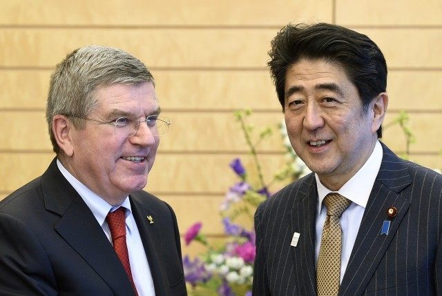 Shinzo Abe, Thomas Bach
