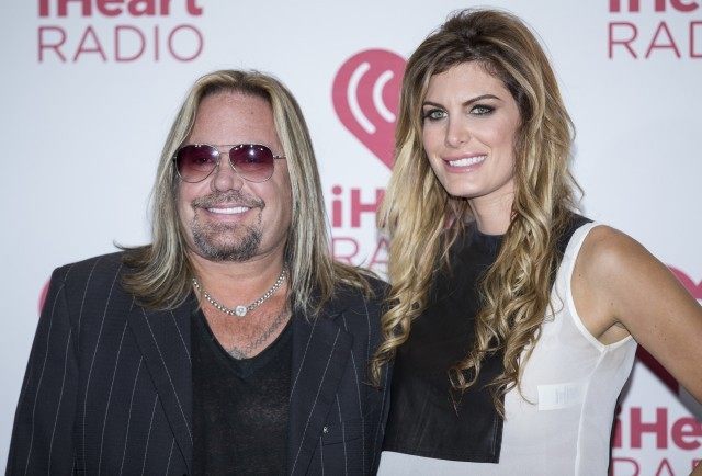 Vince Neil with Girlfriend Rain Andreani