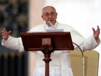 Pope Francis preaching at Mass