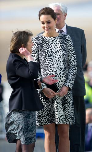 Duchess of Cambridge visits the set of 'Downton Abbey'