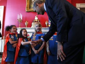 Budding young scientists turn heads at White House Science Fair