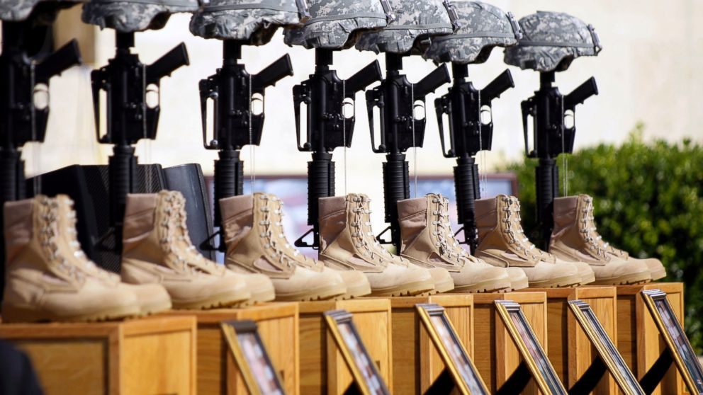 Fort Hood Memorial. Photo By Donna McWilliams, AP