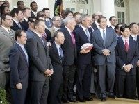 New Engalnd Patriots George W. Bush