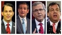 Scott Walker, Ted Cruz, Jeb Bush, Chris Christie