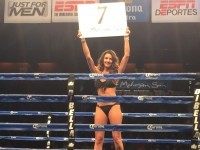 Boxing RIng Card Girl