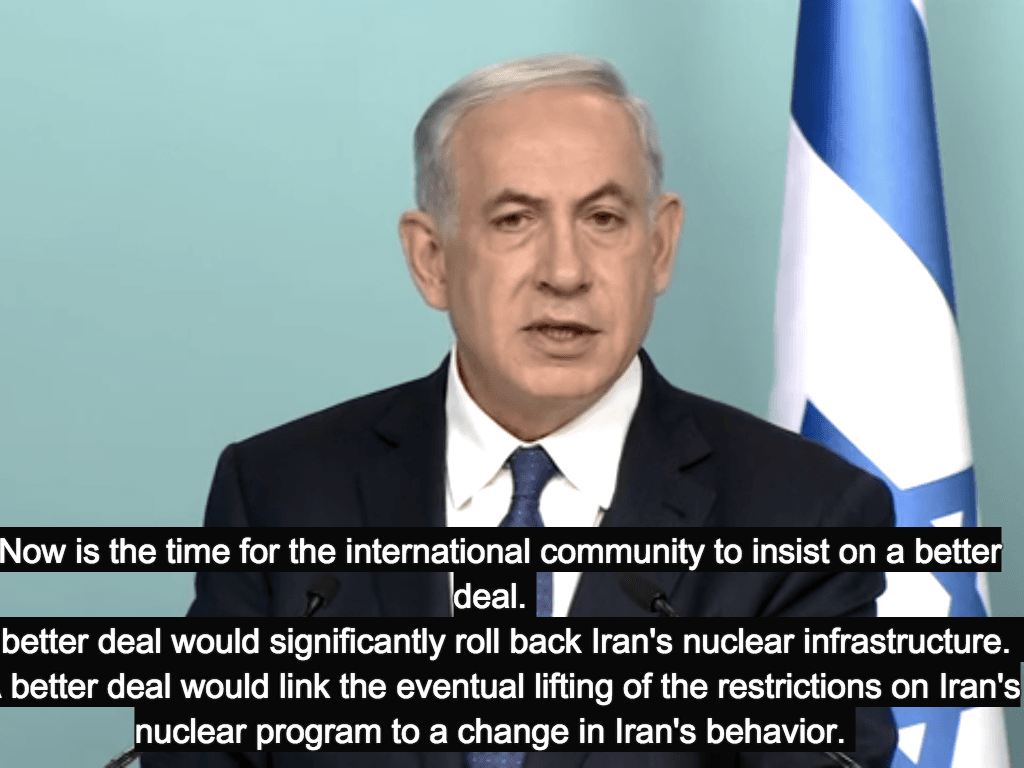 Video: Netanyahu Blasts 'Unconscionable' Iran Deal | Breitbart