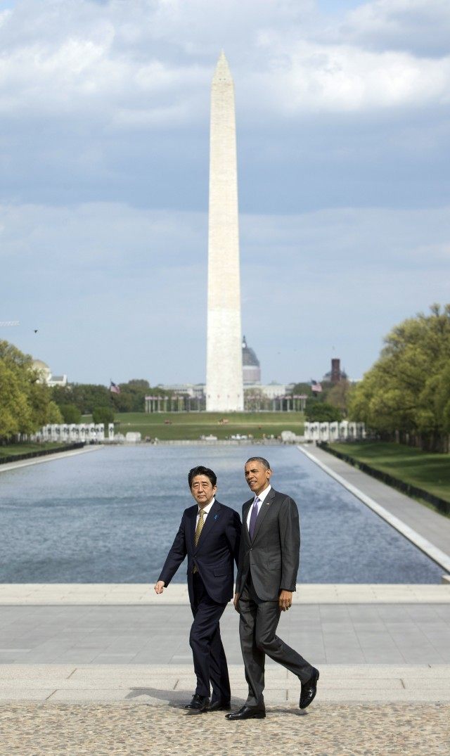 Barack Obama, Shinzo Abe