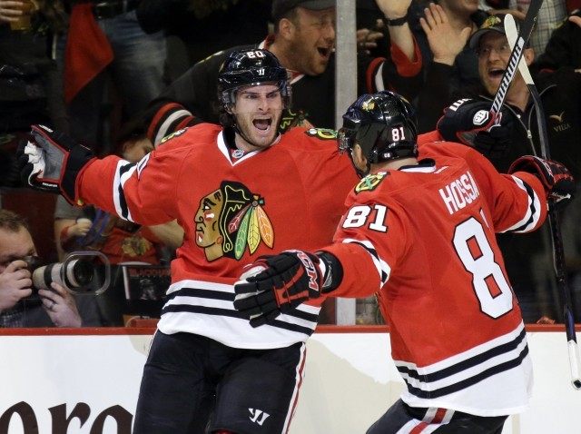 Brandon Saad, Marian Hossa