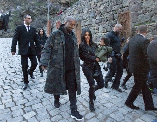 Kim Kardashian, Kanye West, North West