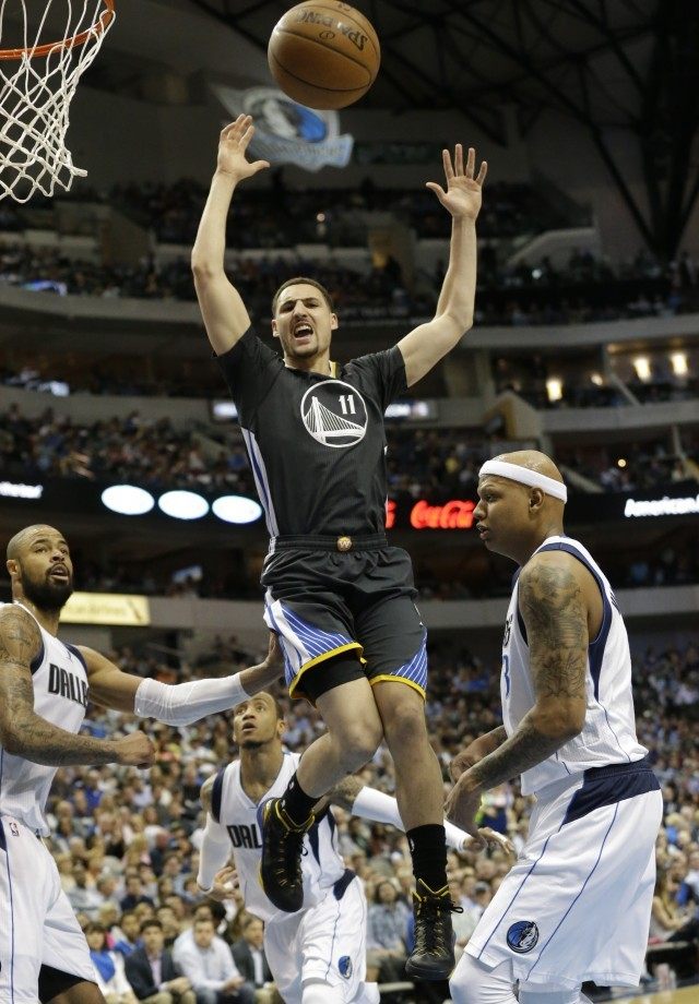 Klay Thompson, Charlie Villanueva, Tyson Chandler