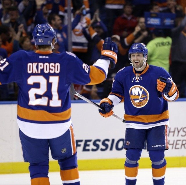 Lubomir Visnovsky,  Kyle Okposo