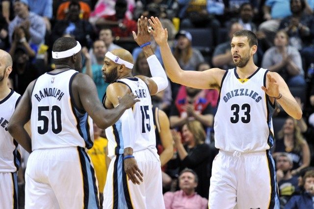 Marc Gasol, Zach Randolph, Vince Carter