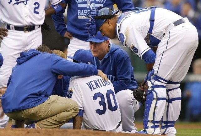Ned Yost, Salvador Perez, Yordano Ventura