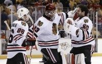 Scott Darling, Corey Crawford, Teuvo Teravainen