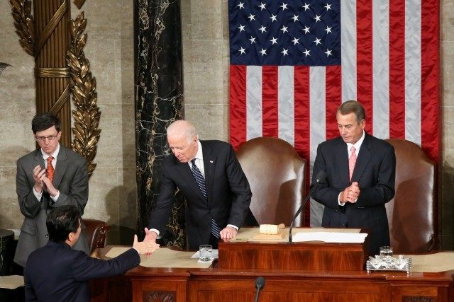 Shinzo Abe,Joe Biden, John Boehner