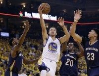 Stephen Curry, Tyreke Evans, Quincy Pondexter, Anthony Davis