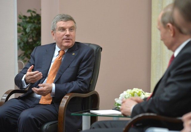 Vladimir Putin, Thomas Bach