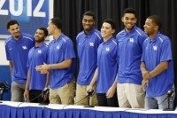 Willie Cauley-Stein, Andrew Harrison, Trey Lyles, Dakari Johnson, Devon Booker, Karl-Anthony Towns, Aaron Harrison