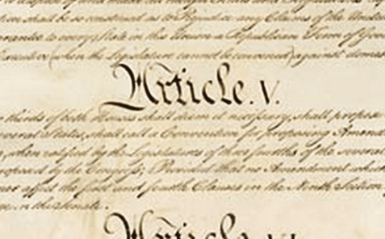 Article five of the constitution year signed