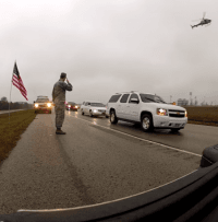 Chris Kyle Funeral Procession - Midlothian - YouTube Screenshot Kevin Kelly