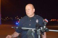 Attendees being moved to secure location by Garland school buses. Breitbart Texas photo by Lana Shadwick.