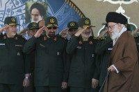 Ali Khamenei, Hossein Salami, Mohsen Rezaei, Yahya Rahim Safavi