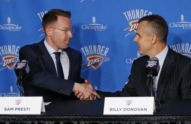 Billy Donovan, Sam Presti