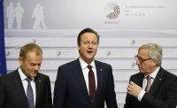 David Cameron, Jean-Claude Juncker, Donald Tusk