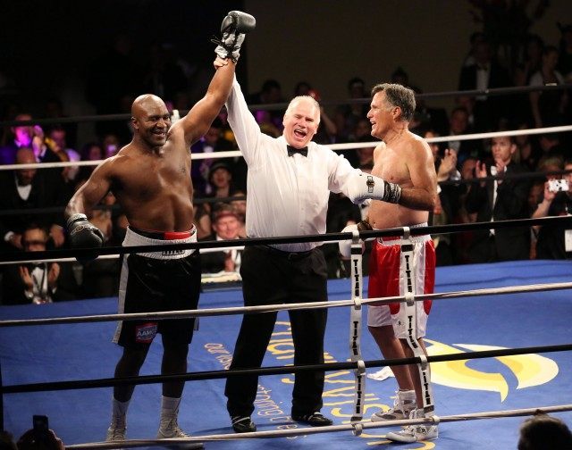 Evander Holyfield, Mitt Romney