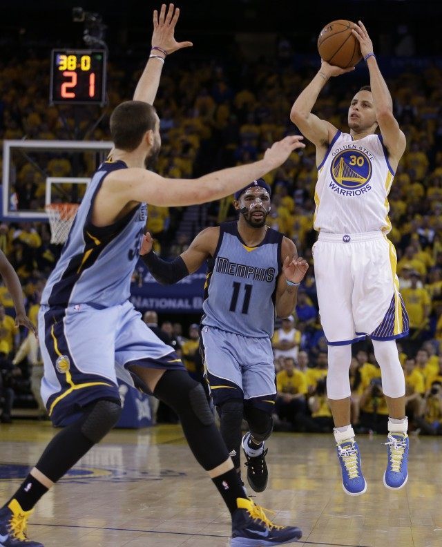 Stephen Curry, Mike Conley, Marc Gasol