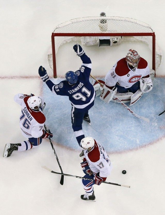 Steven Stamkos, Carey Price, Torrey Mitchell, P.K. Subban