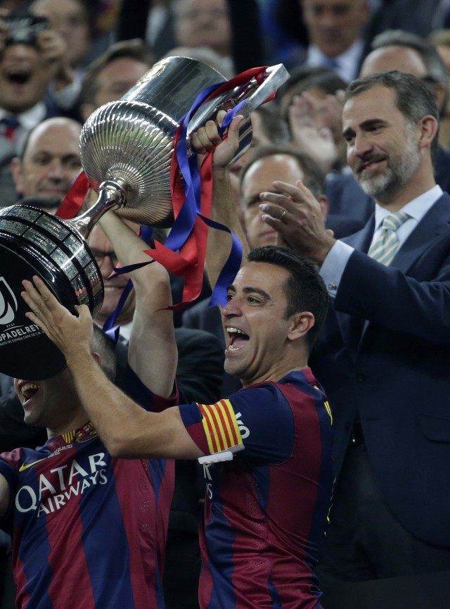 Xavi Hernandez, King Felipe VI