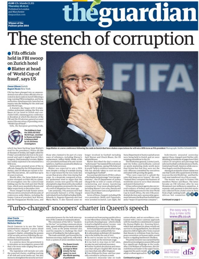 Fifa Corruption Paper